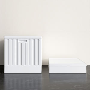 กล่องเก็บของพับได้สไตล์ยุโรปพร้อมประตูพับได้ภาชนะพลาสติก PP สำหรับใส่อาหารในห้องน้ำ - Product Image 5