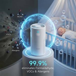 AVICHE C5, meilleur purificateur d'air silencieux fabriqué en Chine, pour la maison, avec filtre HEPA 13 <span class=keywords><strong>et</strong></span> lumière UV, idéal pour la chambre de bébé, la maternité <span class=keywords><strong>et</strong></span> les femmes enceintes. - Product Image 5