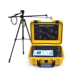 Débitmètre à ultrasons portable Parshall pour canaux ouverts, surveillance hydrologique du débit des rivières, utilisé par le département de la conservation de l'eau - Product Image 3
