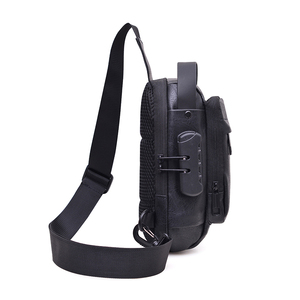 Borsa a Tracolla di Alta Qualità per Uomo Nuovo Marchio Vicuna <span class=keywords><strong>Polo</strong></span> Logo Personalizzato Moda Stile Coreano Borsa da Petto in PU - Product Image 4