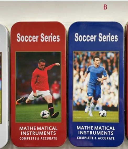 सबसे ज्यादा बिकने वाली शर्ली रंगीन फुटबॉल प्रकार ऑक्स्फड्रिड कंपास गणित सेट गणित सेट