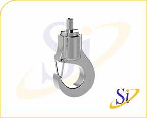 Attache-câble en laiton avec crochet, verrouillage de fil réglable pour lampes suspendues LED, crochet en laiton de qualité supérieure durable pour les fixations de câbles métalliques - Product Image 6