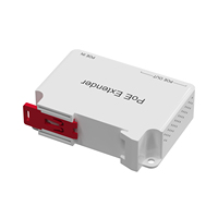 Extensor PoE Económico 1 Entrada 2 Salidas 100Mbps Interior IEEE 802.3af/at 400m en Cascada Sin Cableado Adicional Sin Fuente de Alimentación