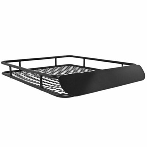 <span class=keywords><strong>Porte</strong></span>-bagages de toit universel noir en alliage d'aluminium avec pare-brise <span class=keywords><strong>avant</strong></span>, capacité 100 kg, panier de toit et <span class=keywords><strong>porte</strong></span>-bagages pour voiture - Product Image 1