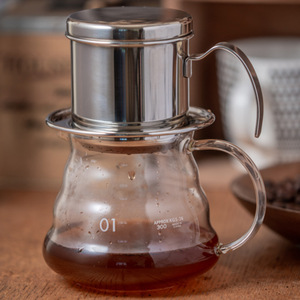 Baming Việt Nam lọc cà phê <span class=keywords><strong>Maker</strong></span> 304 thép không gỉ cà phê phin cup với Dripper - Product Image 3