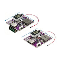 Module de circuit imprimé pour batterie externe 22,5 W à charge rapide bidirectionnelle avec affichage numérique/lumineux, prise USB Type-C, compatible PD/QC3.0 2.0