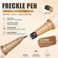Stylo tampon 2-en-1 pour taches de rousseur et eye-liner, effet naturel, waterproof, anti-bavure, maquillage professionnel, OEM ODM Marque Privée