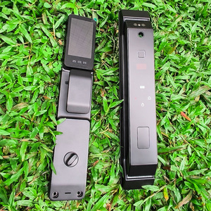 สมาร์ทล็อค ลายนิ้วมือ Wi-Fi เกรด C ทรงกระบอก สแตนเลส พร้อมกล้องและแป้นกดรหัส ระบบจัดเก็บข้อมูลบนคลาวด์ เพื่อความปลอดภัยในบ้าน - Product Image 3