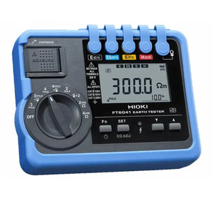 Medidor de Resistencia a Tierra Hioki FT6041, Admite Medición de 4 Electrodos, Personalizable OEM, Resistente al Agua IP65/IP67, 1 Año de Garantía - Product Image 1