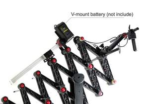 Приходим, аккордеон, 4,7 метр, Профессиональный Телескопический видео, Электрический моторизованный фотокран для продажи - Product Image 3