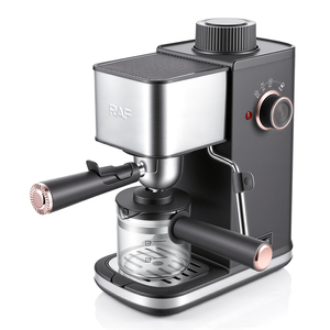 Cafetera de Goteo RAF de 800W con 5 Bares y Capacidad de 240ml, Cuerpo de Acero Inoxidable, Interruptor Giratorio para Preparar Café en Casa - Product Image 1