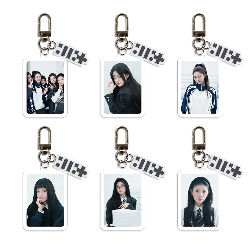KPOP Idol ILLIT Super Real Me Plastic Keyring Acrylic Keychain