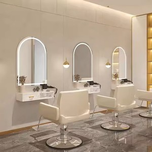 Morden đầy đủ Chiều dài mặc quần áo Salon gương lớn hiện đại trang trí nội thất HD LED phòng tắm thủy tinh làm bằng tay đa chức năng - Product Image 1