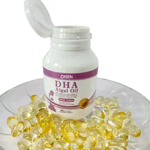 Mendukung Perkembangan Mata Otak Bayi Omega 3 Dha Alga Oil DHA Softgel Kapsul untuk Menyusui