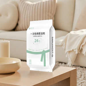 Peignoir jetable <span class=keywords><strong>pour</strong></span> hôtel, peignoir de voyage portable, peignoir absorbant <span class=keywords><strong>pour</strong></span> gîte, maison d'hôtes, spa, sauna, usage hôtelier - Product Image 1