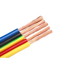 1,5mm 2,5mm 4mm 6mm AWG BV Kupfer-Isolierkabel PVC-Material Massiver Leiter 750V Nennspannung für Freileitungsanwendungen