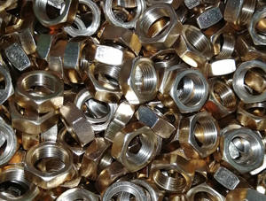 Yushung <span class=keywords><strong>Bronze</strong></span>-Muttern Marine-Qualität C65100 Siliziumbronze Sechskantmuttern ANSI/ASME B18.2.2 - Product Image 2