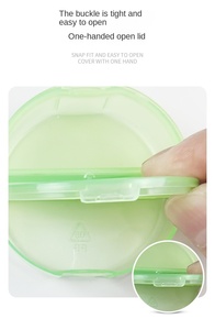 Boîte à médicaments transparente mini à 2 compartiments en gros – Étui de rangement de pilules de voyage avec sous-emballage matin/soir - Product Image 4