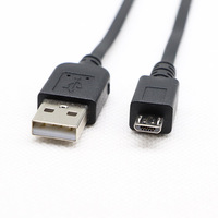 Kabel USB mikro datar USB a ke Micro USB kabel pengisi daya Data datar