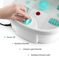 Baignoire de spa pour les pieds à prix abordable avec bulles et rouleaux de massage, maintien du chaud, 3-5L, ABS+PP