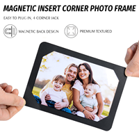 Cadre photo magnétique personnalisé en papier kraft UCI, aimant de réfrigérateur, cadre photo magnétique