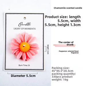 Candele di Soia Profumate alla Margherita, Decorazione Casa di Lusso Bestseller per Natale, Capodanno, San Valentino, Festa della Mamma - Product Image 4