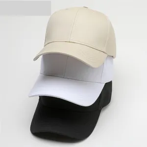 ayarlanabilir şapkalar büyük kafaları Suppliers-Büyük boy XXL 100% pamuklu beyzbol şapkası ayarlanabilir gorras toka düz geniş şapka büyük kafaları için