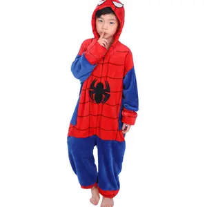 准备运送儿童儿童 cosplay 蜘蛛侠睡衣睡衣