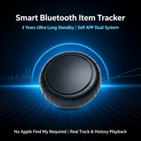 Traceur d'actifs Bluetooth multiplateforme, prise en charge de l'application mobile, historique des localisations, localisateur d'objets avec batterie de 3 ans pour bagages et clés