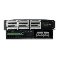 Système redresseur modulaire 12000W pour rack de télécommunications, alimentation DC-DC, sortie 220V 110Vcc, sortie unique 80A, chargeur de batterie 50/60Hz