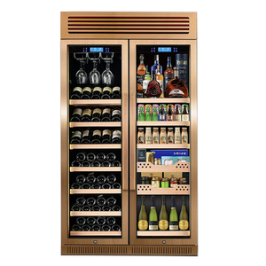 <span class=keywords><strong>Cave</strong></span> à vin en acier inoxydable 320 bouteilles à double porte - Product Image 3