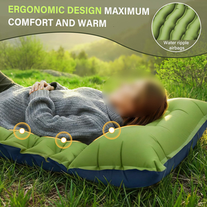 Colchón Inflable Ultraligero y Portátil, Cómodo para Acampar, Cama <span class=keywords><strong>de</strong></span> Aire Inflable, Colchoneta para Dormir en <span class=keywords><strong>la</strong></span> <span class=keywords><strong>Montaña</strong></span>, para Tiendas <span class=keywords><strong>de</strong></span> Campaña - Product Image 4