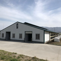 Granja Moderna Prefabricada: Establos de Acero con Estructura de Acero Galvanizado en Caliente y Sala de Ordeño de Gran Capacidad Integrada