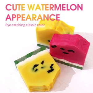 Nhãn Hiệu Riêng Vegan Cơ Thể Rửa Làm Sạch Giữ Ẩm Dưa Hấu Hình Dạng Lạnh Ép Handmade Xà Phòng - Product Image 3
