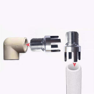 Kit d'outils de filetage de tuyaux à manivelle OEM 1 an Acier allié Tige hexagonale Matrice Filetages internes/extérieurs 1/2 3/4 pouce Eau/PVC/PPR - Product Image 6