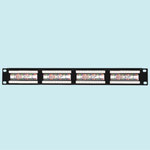 Renbao Vòng mạ Vàng Fu 24 cổng dỡ bỏ trống Modular trống Patch Panel 1U Rack mount bao gồm quản lý cáp - Product Image 5