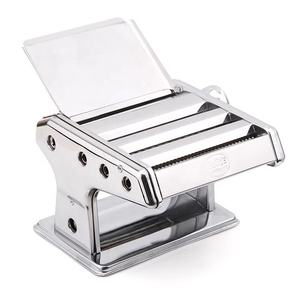 Petite machine automatique <span class=keywords><strong>de</strong></span> pressage des nouilles, pour la maison, en acier inoxydable, rouleuse manuelle - Product Image 1