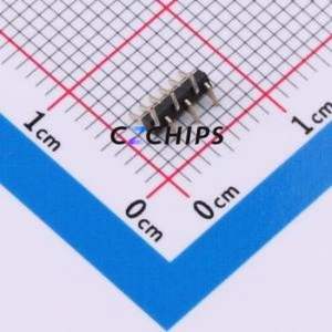 BX-PZ1.0-1-6PWZ Pin Header SMD,P=1mm Connector ( Pin Structure: 1x6P )( Pitch: 1mm )( Round Pin / Square Pin: Pin Header ) - Product Image 2