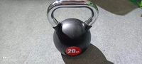 Kettlebell en fonte enduit de caoutchouc de musculation de fitness de logo personnalisé 10 Kg d'haltérophilie