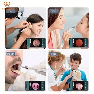 PAKISS Haute Qualité Ménage 1080 HD Nettoyage Otoscope Wifi Endoscope Earpick Smart Visual Ear Cleaner - Product Image 4