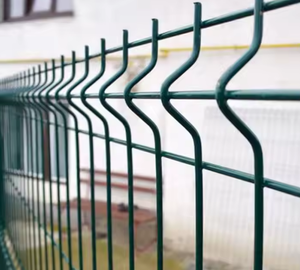 Nhà Máy Nhà Sản Xuất PVC Tráng 3D Hàn Dây Lưới Hàng Rào Bảng Điều Chỉnh 3D V Uốn Cong Vườn Hàn Dây Lưới Bảng Điều Chỉnh Hàng Rào - Product Image 3