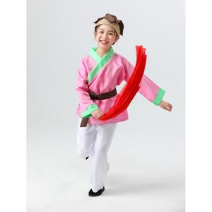 Disfraz infantil de anciano tonto que mueve montañas, accesorios para obras de teatro, trajes de granjero para niños mayores de 8 años - Product Image 3