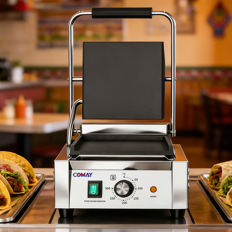 Commercial Stainless Steel Electric Panini Grill