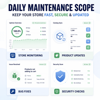 Maintenance personnalisée des boutiques Shopify, service de maintenance Shopify, développement de sites web pour web et mobile avec mises à jour des produits LionCreate