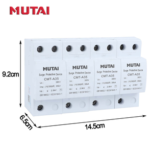 Mutai bán buôn 35kA AC SPD T1 T2 tăng bảo vệ Bảo vệ thiết bị 4P SPD giá cho nhà - Product Image 5