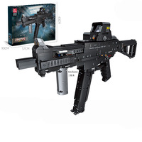 Jie Star Block Gun Series Jouets pour enfants Garçons Modèle Cadeau Vente en gros Puzzle à assembler