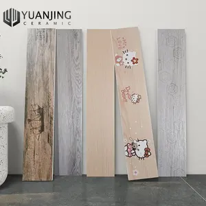 150x800mm Wooden Imitation Wood Bricks Porcelain Flooring Design Wooden Look Tiles Ceramic Tiles Foshan Bedroom Non Slip Tiles