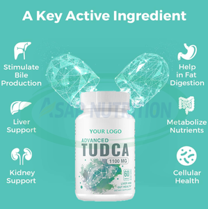 อาหารเสริมบำรุงตับ ASAP OEM ทอร์ออร์โซดีออกซีโคลิก แอซิด แคปซูล 500 1500 มก. แคปซูลทูดีซีเอ สำหรับบำรุงตับ - Product Image 3