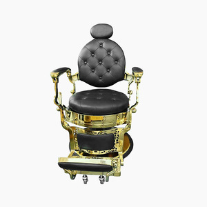 Sillón de Barbería con Acero Inoxidable y Reclinación Ajustable - Product Image 2