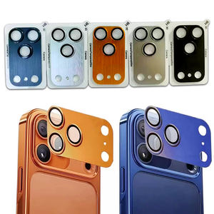 Protector de Lente de Cámara para 17 Pro Max, Diseño de Barra de Vidrio, Acabado Cepillado, Resistente al Agua y a los Arañazos - Product Image 1